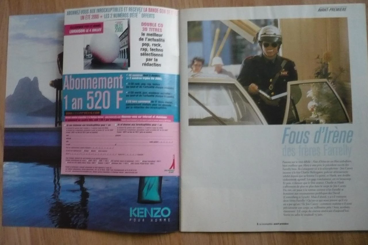 LES INROCKUPTIBLES N° 247  - van 13 tot 19 juni 2000 -   Homos & Égaux, La Gay Pri – photo 2